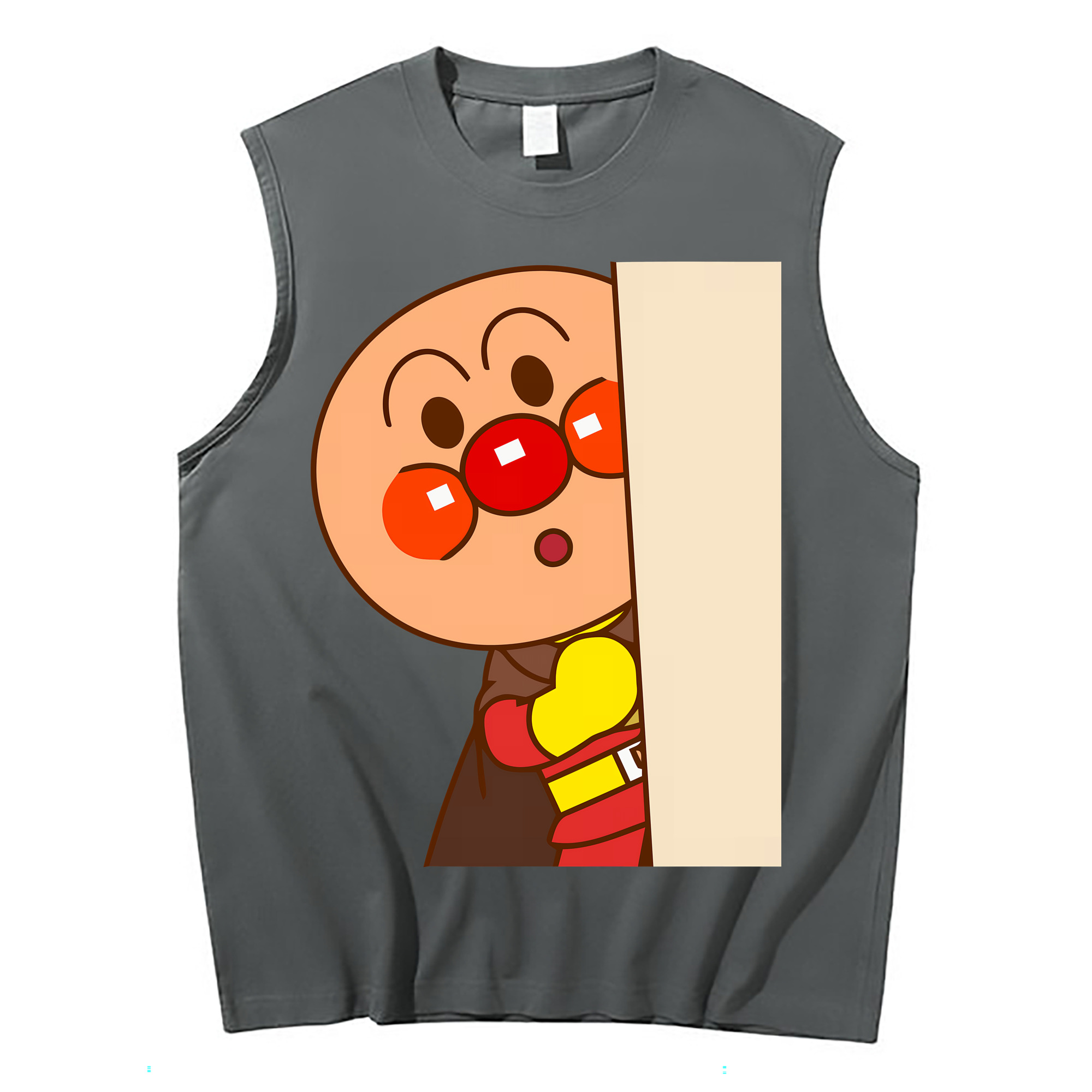 （画像用） アンパンマン Anpanman コットン100％タンクトップ（フロントプリント）